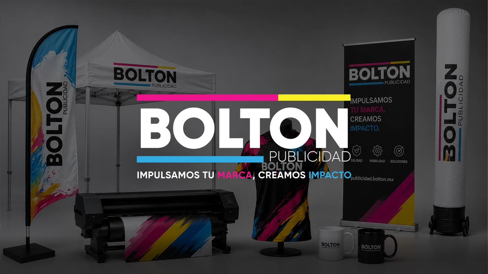 Bolton Publicidad, división de Bolton Group, empresa mexicana con 8 años de experiencia en el sector textil y publicitario