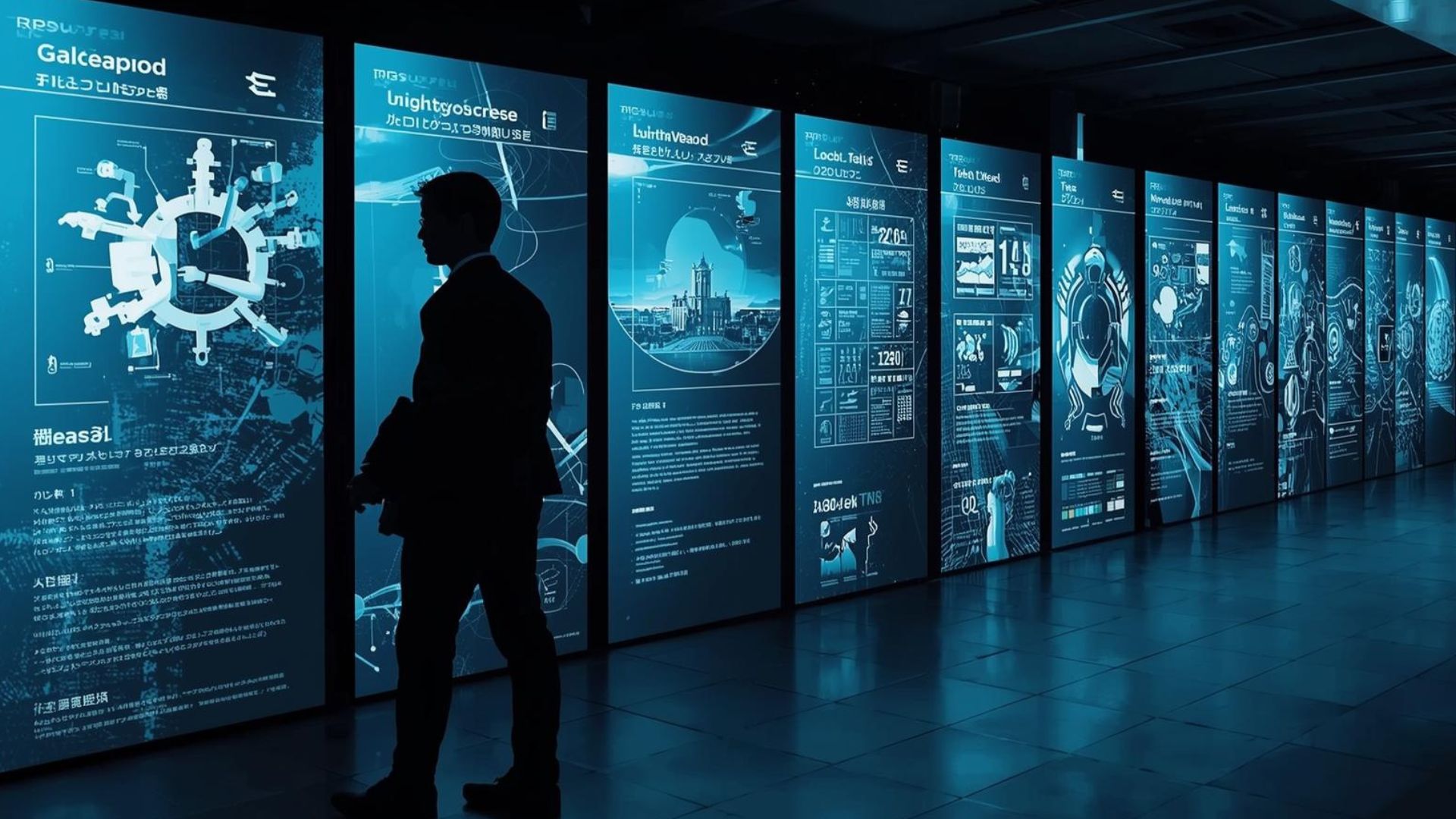 Totem publicitario interactivo: pantallas verticales que responden al movimiento corporal