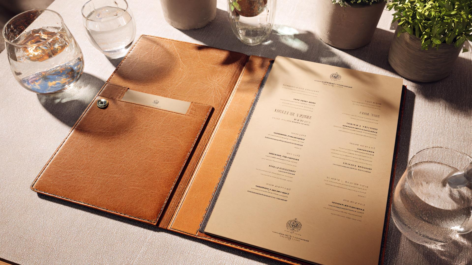 Sustratos ideales para menús y manuales de uso rudo