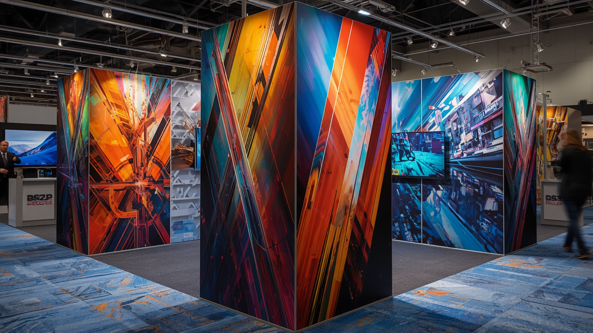 Lona o Vinil para Decorar las mamparas de tu Stand 3x3 en una Expo