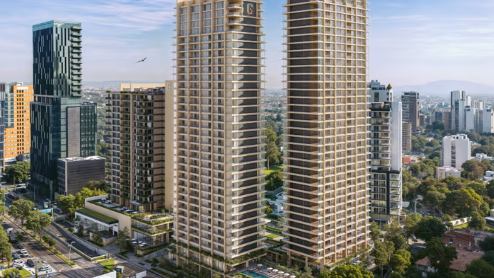 Impacto visual con presencia de marca Be Grand® | Desarrollos Inmobiliarios de Lujo en Venta y Renta