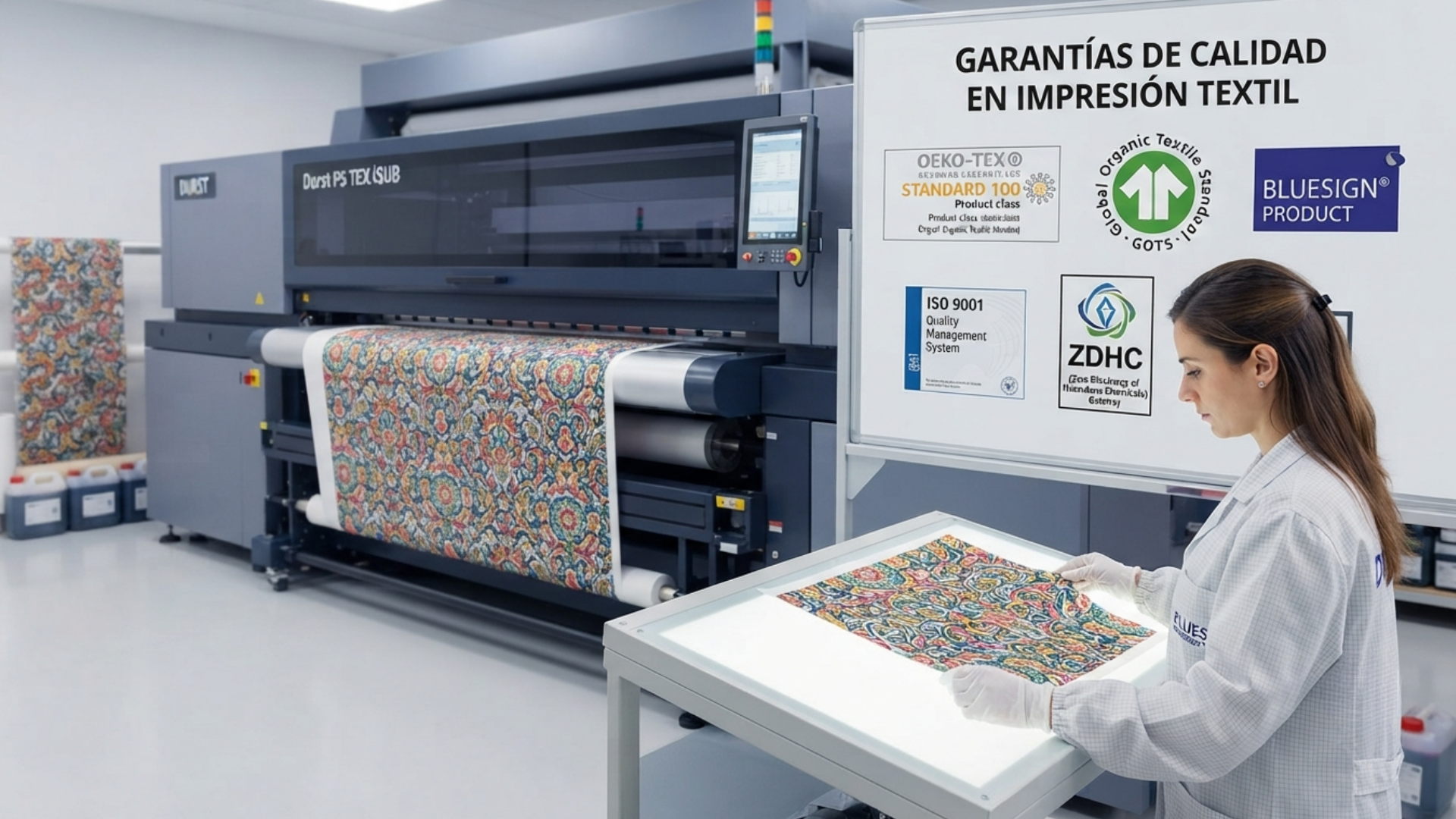 ¿Qué certificaciones garantizan calidad en impresión textil?