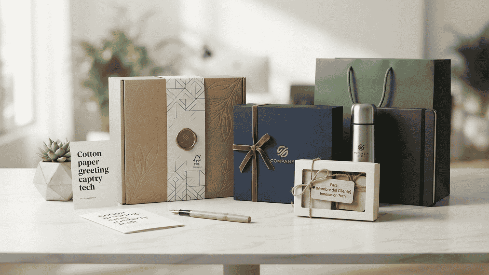 El packaging para regalos corporativos en tendencia