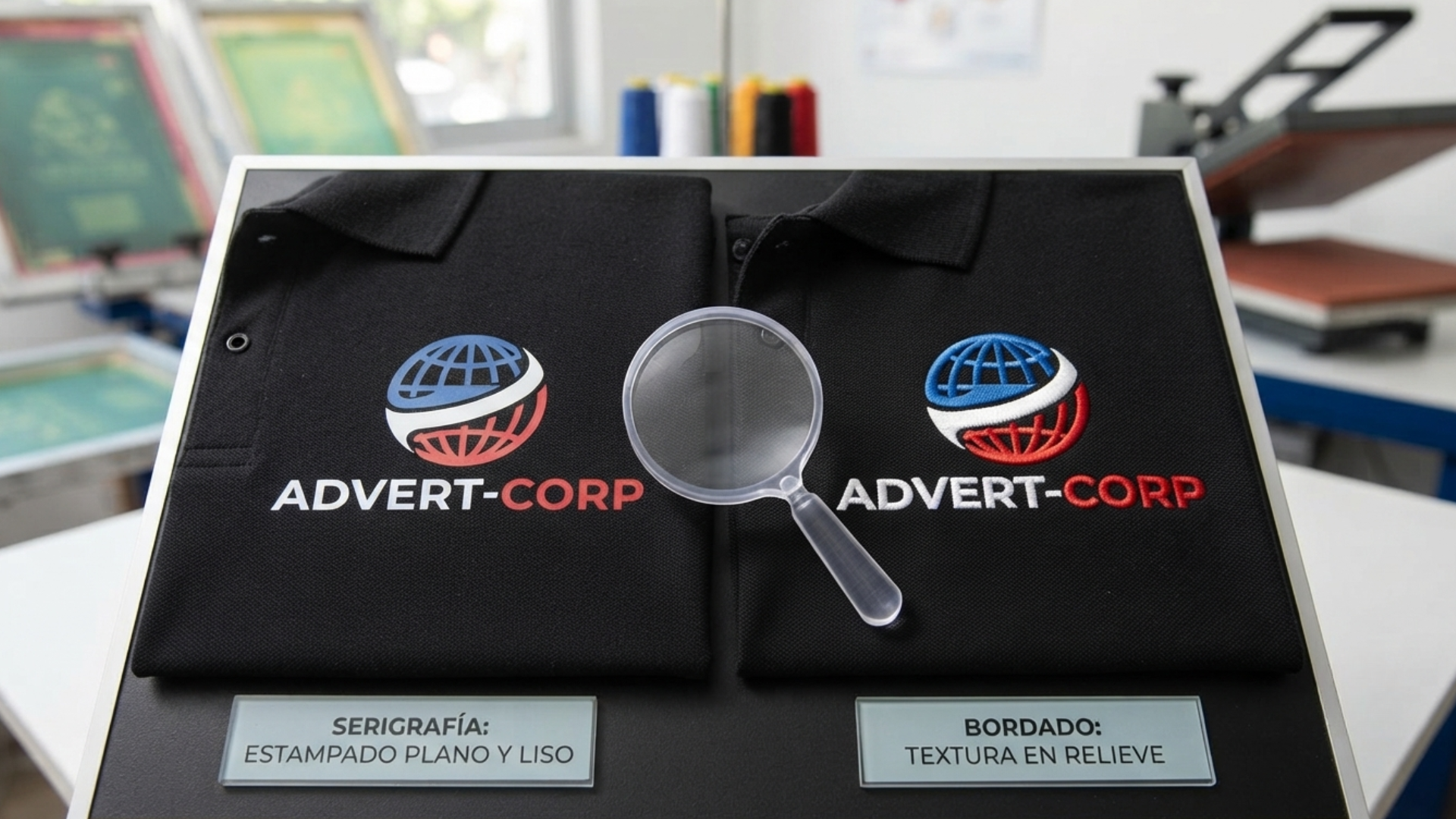 ¿Cuál es la diferencia entre serigrafía y bordado en textiles publicitarios?