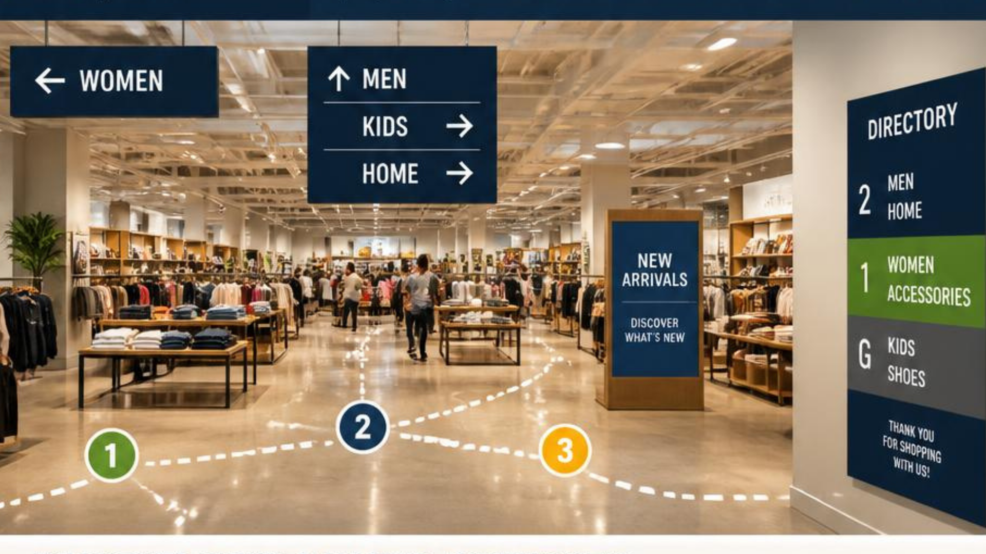 Cómo mejorar la experiencia del cliente con un buen sistema de señalización