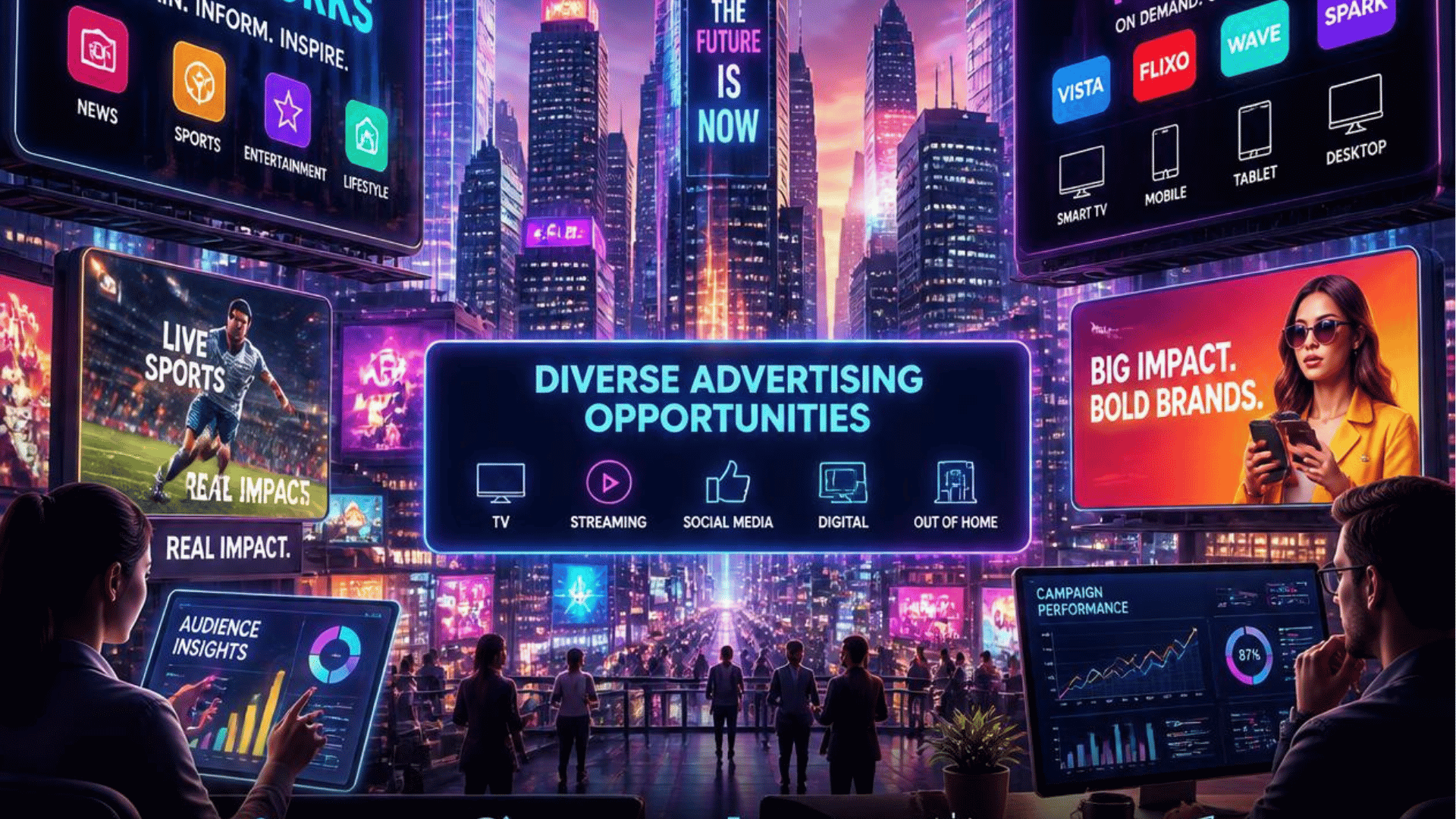 Las nuevas Televisoras y Plataformas de Streaming abren nuevas oportunidades publicitarias