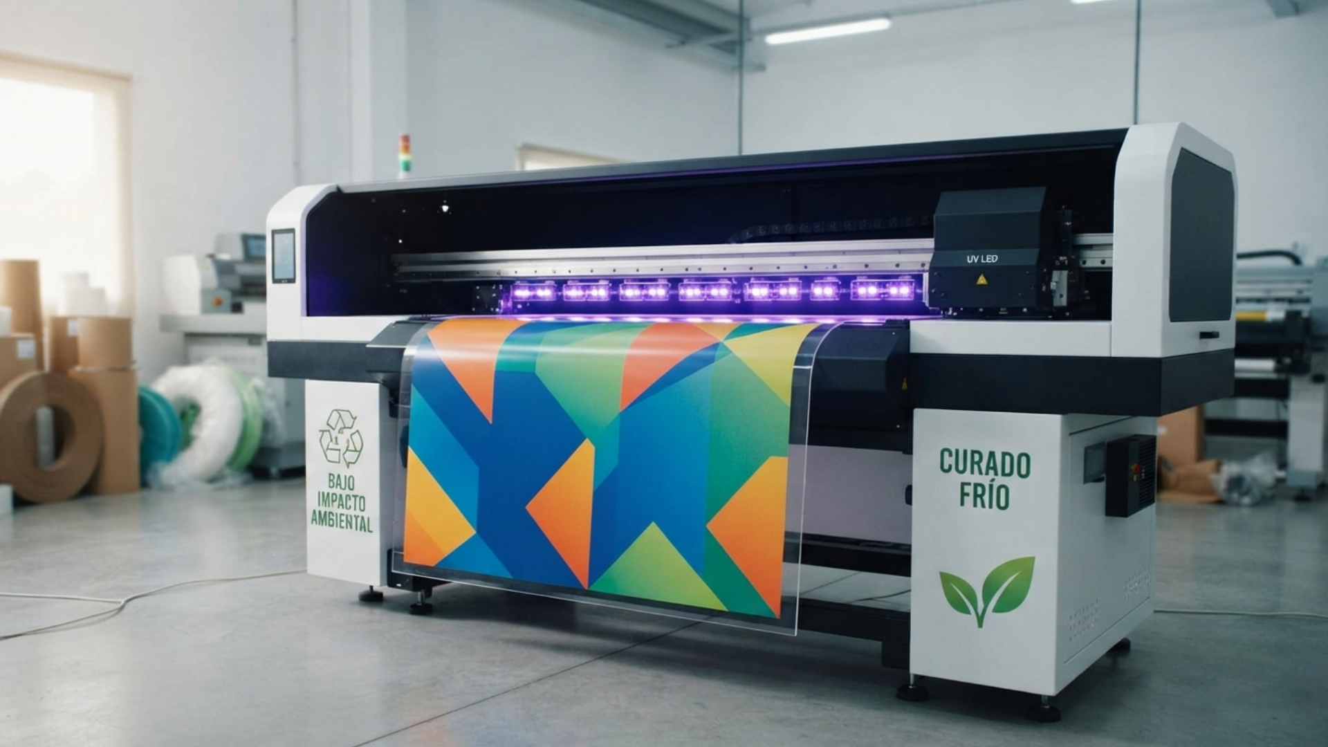 El despegue de la impresión UV LED de alta velocidad y bajo impacto ambienta