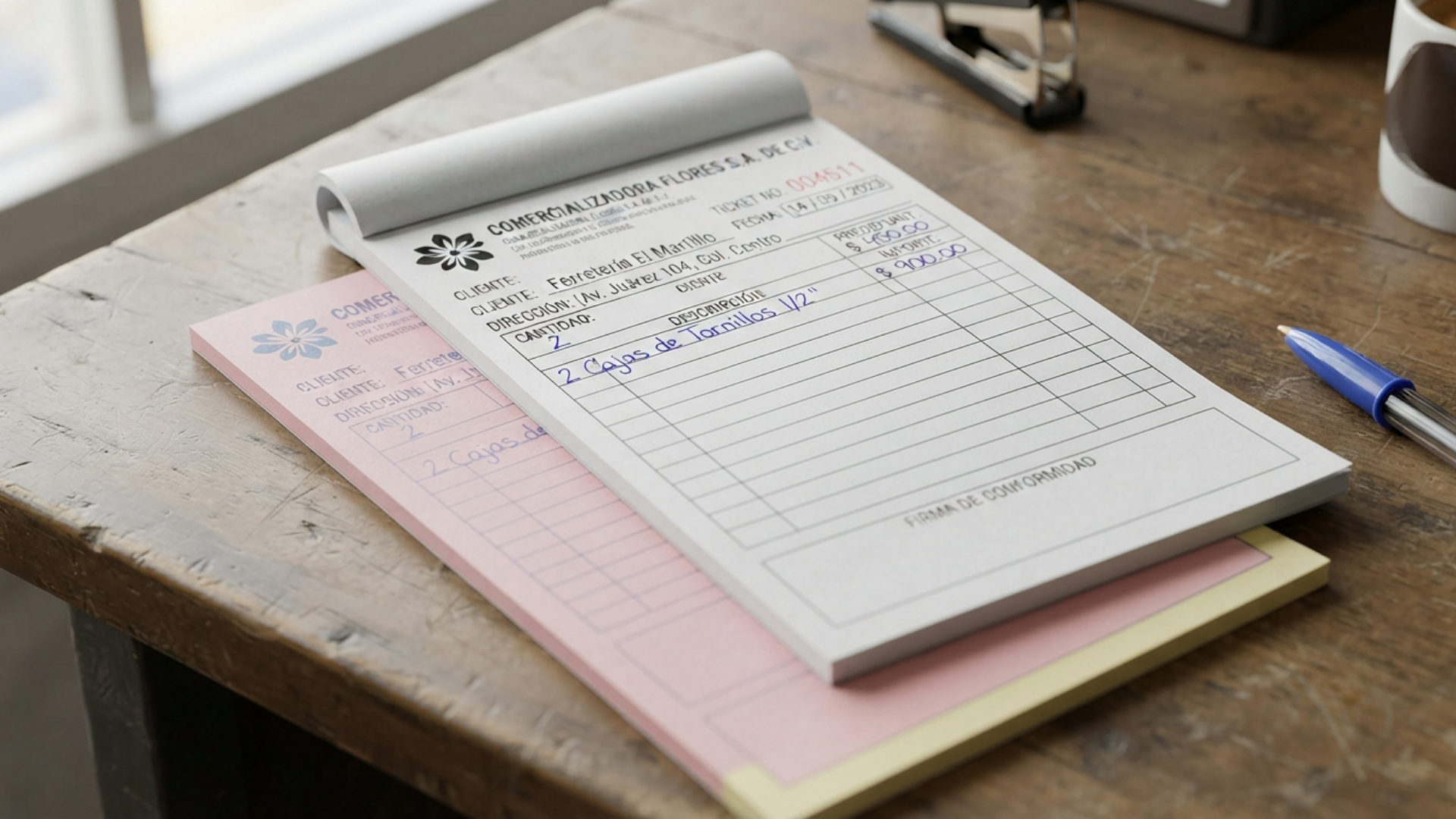 Notas de Remisión con Papel Autocopiante